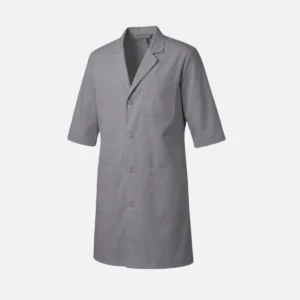 Doctor coat with logo (Half sleeves) - Grey colour