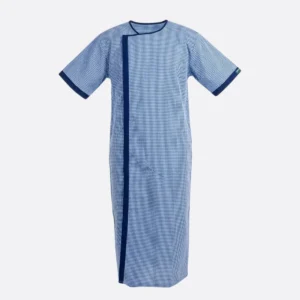 Cotton Patient Gown - Colour Blue