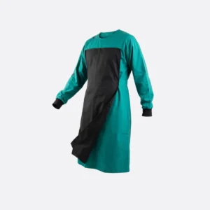 OT Gown With Makintosh (Color Green/Black)